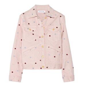 Isabel Marant Dali Star Denim Jacket Pink 34 2